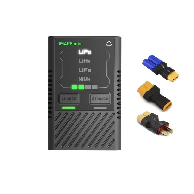 Gens Ace iMars Mini G-Tech 60W 2S 4S RC Lipo Battery Charger LiHV, LiFe, 2-12S NiMH Battery  Eco Friendly Version(Not Include USB-C Power Adapter)