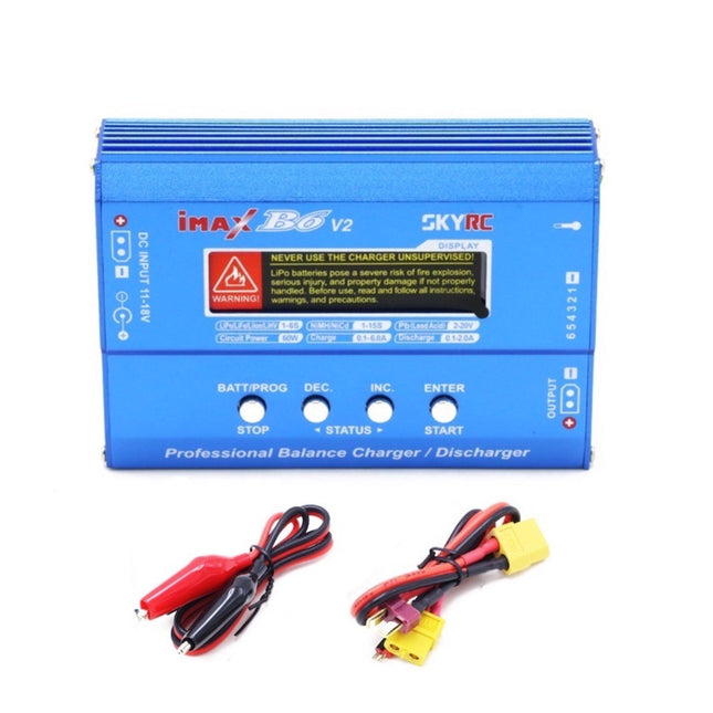 SKYRC iMax B6 V2 Lipo Battery Balance Charger Discharger NiMH NiCD LiHV NiCd PB Li-ion 6A 60W RC Batteries (without Mains Power Supply) SKYRC