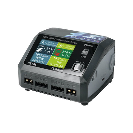 SKYRC D200 neo Lipo battery Charger Dis-charger dual Charging AC/DC input LiFe/LiIon/LiHV: 1-6cells NiMH/NiCd: 1-15cells Pb: 3S/6S DC800W SKYRC