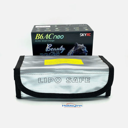 SKYRC B6AC neo RC Lipo Battery Charger Balance Charging Dis-Charge 2S-6S Multi Function 60W AC / 200W DC Dual Powered LiFe LiHV NiMH Lilon with Lipo Safe Bag SKYRC