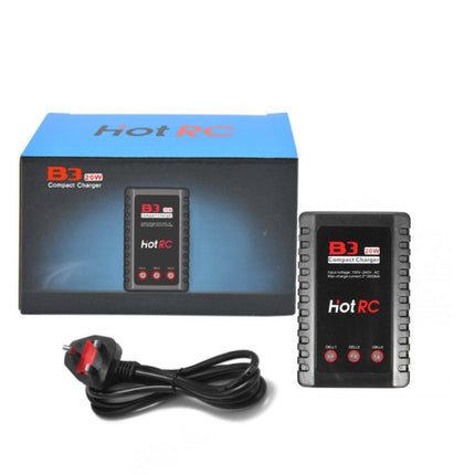2S 3S RC Lipo Battery Charger 20W 7.4V 11.1V HotRC B3 Balance Charging AC UK Plug HOTRC
