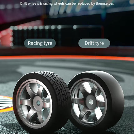 RC Drift Car 4WD 1/16 2.4Ghz Radio Control Race Car 25Km with 2 Rechargeable Batteries HobbyInn