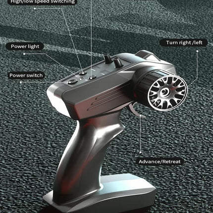 RC Drift Car 4WD 1/16 2.4Ghz Radio Control Race Car 25Km with 2 Rechargeable Batteries HobbyInn