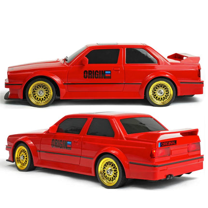 RC Drift Car 1/16 2.4Ghz Radio Control 4WD Race Car 30Km 2 Rechargeable Batteries Red HobbyInn