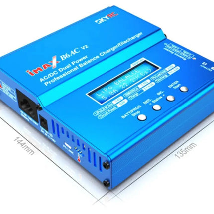 SKYRC iMax B6AC V2 RC Lipo Battery Balance RC Battery Charger LiFe LiHV NiMH Lithium-Ion with Lipo Safe Bag U.K SKYRC